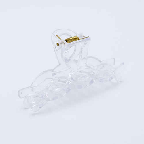 DIY Decoden customizable large hair claw in various colors, with frosting-inspired glue, decorative sprinkles, and charms, ready for decoration.