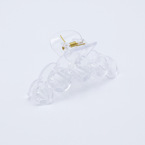 DIY Decoden customizable large hair claw in various colors, with frosting-inspired glue, decorative sprinkles, and charms, ready for decoration.