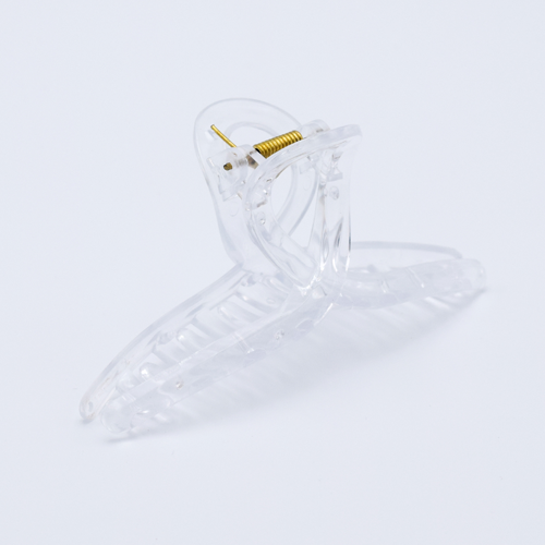 DIY Decoden customizable large hair claw in various colors, with frosting-inspired glue, decorative sprinkles, and charms, ready for decoration.