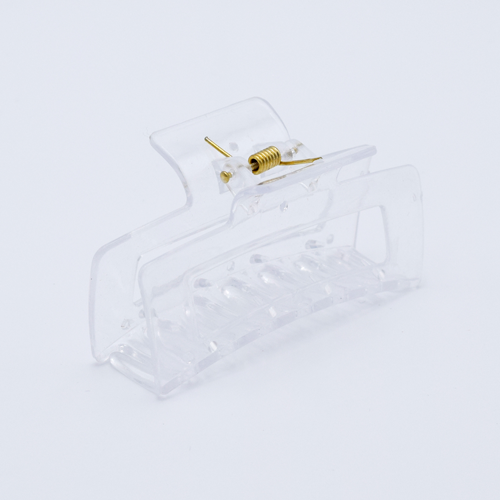 DIY Decoden customizable large hair claw in various colors, with frosting-inspired glue, decorative sprinkles, and charms, ready for decoration.